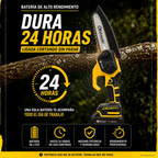 Motosierra Eléctrica Portátil con 4 Baterías Bivolt + REGALO: Bolsa de Herramientas Multiuso - Comprá 1 y Llevá 2
