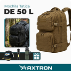 [ÚLTIMAS UNIDADES] Mochila Táctica Militar 50L Impermeable + 3 Regalos Exclusivos — ¡Todo lo que lleva un hombre preparado!