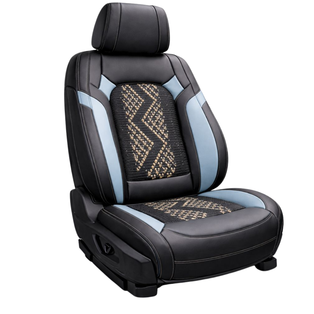 Funda para Auto Ímpeto Universal en Cuero Legítimo con Airbag Incorporado + REGALO: Alfombra y Funda para Volante